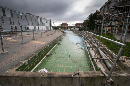 Evolución de los trabajos de remodelación del parque Félix Rodríguez de la Fuente, hasta inicios de febrero.