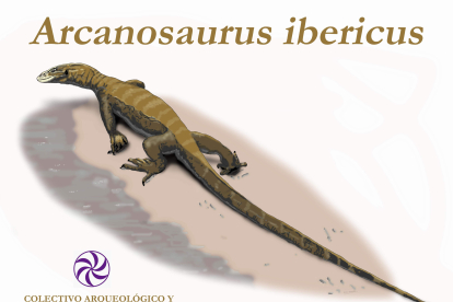 Ilustración de Arcanosaurus ibéricus, cuyos fósiles descansaron 20 años en museos hasta que en 2012 pudieron estudiarse en Grenoble, Francia, y descubrir el enigma.