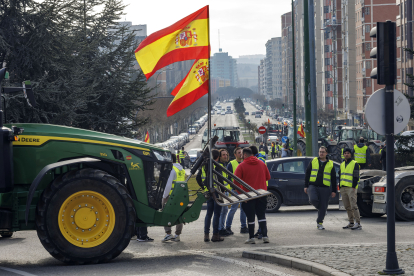 Tractorada multitudinaria en Burgos.