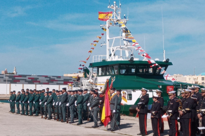 El Servicio Marítimo de la Guardia Civil bautizó la embarcación en recuerdo a Burgos