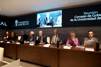 Última reunión del Consejo de Gobierno de la Universidad de Burgos (UBU).