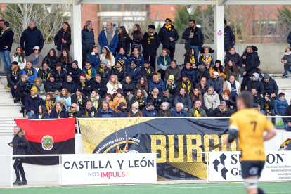 Imagen del partido entre el Recoletas Burgos Caja Rural.