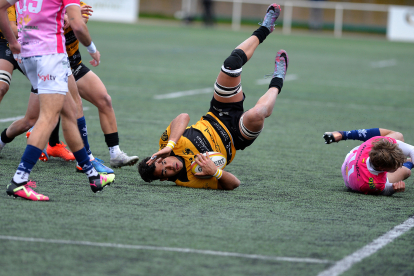 Imagen del partido entre el Recoletas Burgos Caja Rural.