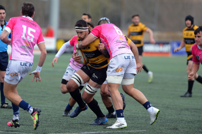 Imagen del partido entre el Recoletas Burgos Caja Rural.