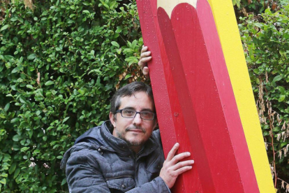 El diseñador burgalés Goyo RodrÍguez está afincado en Asturias pero mantiene actividad en Burgos. R.G.O