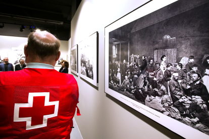Imagen de la exposición de Cruz Roja.