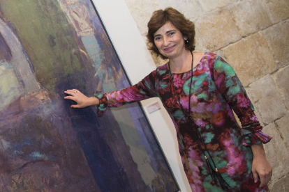 La pintora María José Castaño, en una imagen de archivo, es protagonista de un blog en el proyecto.