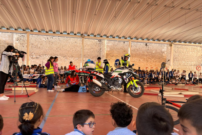 Jornadas de Seguridad Vial en el colegio Vera Cruz de Aranda