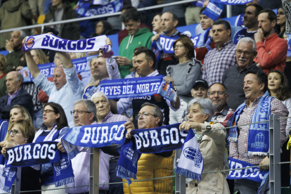 Imagen del partido entre el San Pablo Burgos y Gipuzkoa.