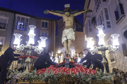 Imagen de la procesión del 'Cristo de las Santas Gotas'.