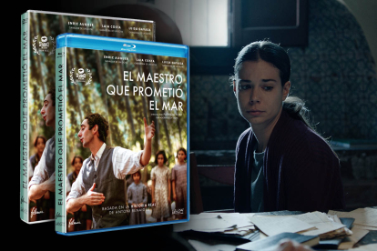 DVD y Blu-ray de la película sobre una imagen de Laia Costa, que interpreta a Ariadna en el filme.