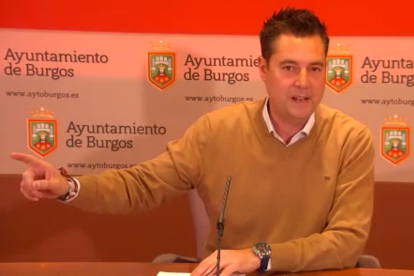 Daniel de la Rosa, portavoz del PSOE en el Ayuntamiento de Burgos.