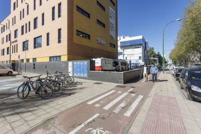 Carril Bici en el Hospital Recoletas Burgos