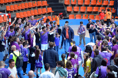 Alegría en el Guadalajara por el triunfo en Burgos que le da el ascenso