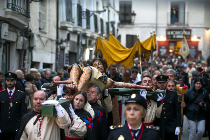 Imagen de la procesión del Cristo de Burgos.