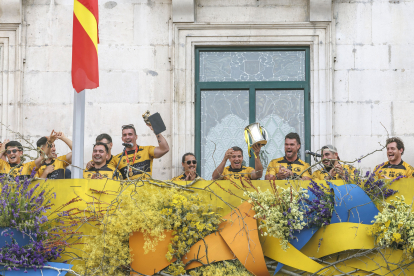 Imagen de la celebración de la Copa del Rey.
