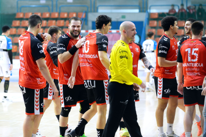 Imagen del partido del UBU San Pablo Burgos y el Valinox.
