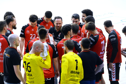 Imagen del partido del UBU San Pablo Burgos y el Valinox.