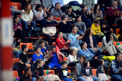 Imagen del partido del UBU San Pablo Burgos y el Valinox.