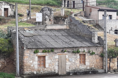 Imagen de la zona de bodegas de Gumiel de Mercado