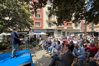 Mañueco ha protagonizado hoy un acto electoral en Aranda