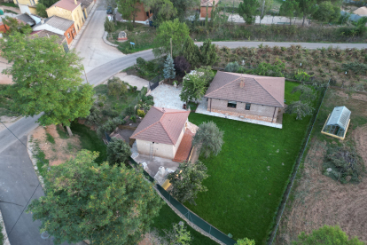 Vista aérea de la vivienda de uso turístico de Fuentenebro