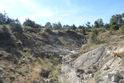 Imagen del yacimiento de Vallazmorra en Hortezuelos, muy cerca del Desfiladero de la Yecla.