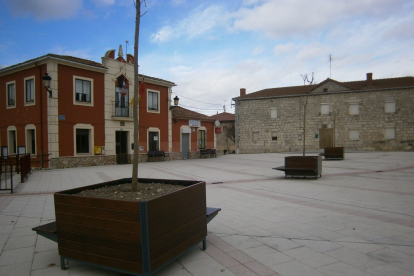 Vista general de la plaza de Buniel.