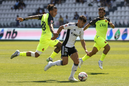 Imagen del partido entre el Burgos CF y el Mallorca.