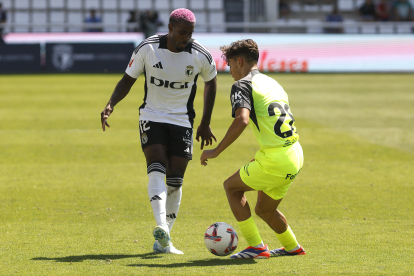 Imagen del partido entre el Burgos CF y el Mallorca.