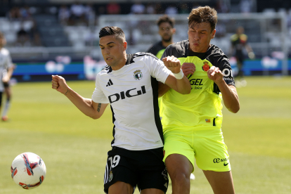 Imagen del partido entre el Burgos CF y el Mallorca.