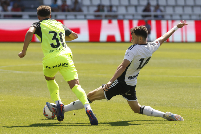 Imagen del partido entre el Burgos CF y el Mallorca.