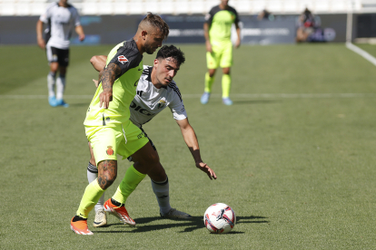 Imagen del partido entre el Burgos CF y el Mallorca.