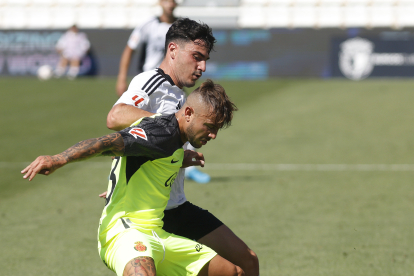 Imagen del partido entre el Burgos CF y el Mallorca.