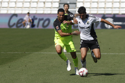 Imagen del partido entre el Burgos CF y el Mallorca.