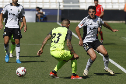 Imagen del partido entre el Burgos CF y el Mallorca.