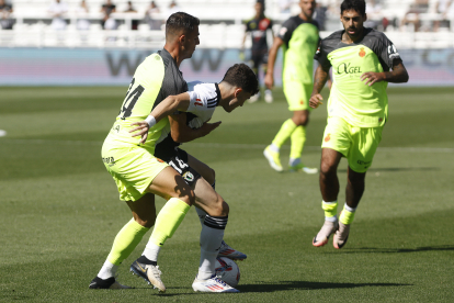 Imagen del partido entre el Burgos CF y el Mallorca.