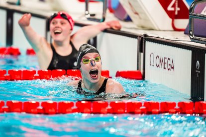 Marta Fernández, bronce en 50 m espalda S3.