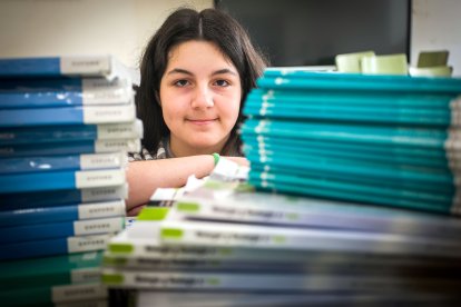 La estudiante del IES Cardenal López de Mendoza, Mar Maté, es la campeona de la Olimpiada Matemática de Castilla y León hasta mayo.