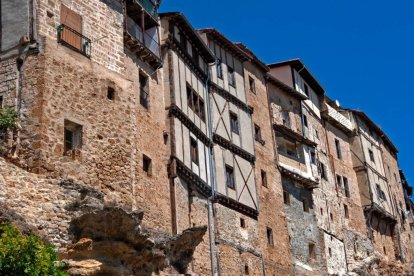 Casas colgadas de la ciudad de Frías.