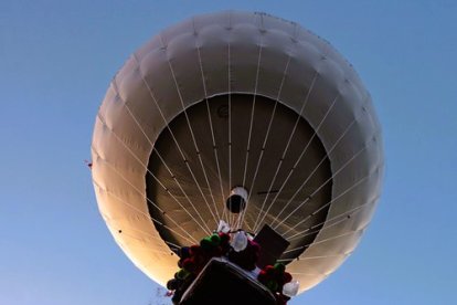 Uno de los globos participantes en la 67ª edición de la Coupe Aéronautique Gordon Bennett.