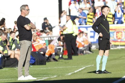 Bolo, durante el partido contra el Zaragoza.