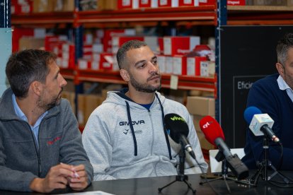 Bruno Savignani, durante la rueda de prensa.