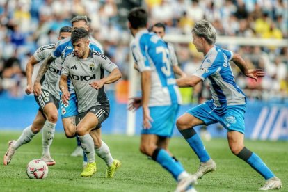 El Burgos CF logró imponerse en los minutos finales.