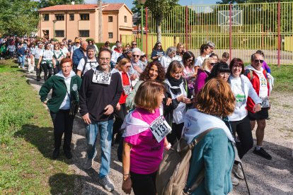 Imagen de la marcha organizada por las peñas.