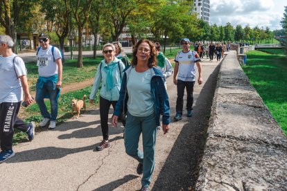 Imagen de la marcha organizada por las peñas.