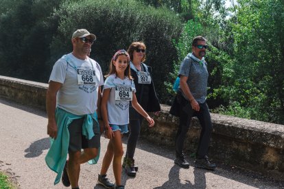 Imagen de la marcha organizada por las peñas.