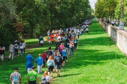 Imagen de la marcha organizada por las peñas.