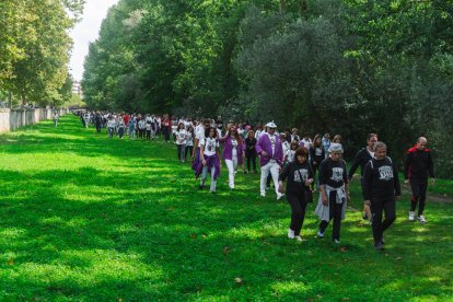 Imagen de la marcha organizada por las peñas.