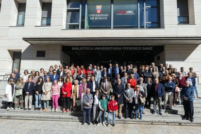 Un acto de homenaje a uno de los 'padres' de la universidad burgalesa.